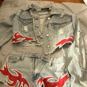 This outfit is from Akira never even worn it wearing it to a concert never went